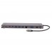 12 in 1 USB Type C HUB to HDMI RJ45 Multi USB 3.0 Power Adapter Docking Station
