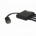 Type-C Male To 3 USB Femal 1 Micro USB Splitter High Speed Data Sync Cable Adaptor OTG Hub