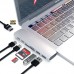 USB 3.1 Type-C Hub To HDMI Adapter 4K Thunderbolt 3 USB C Hub with Hub 3.0 TF SD Reader Slot PD for MacBook Pro/Air 2020