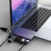 USB 3.1 Type-C Hub To HDMI Adapter 4K Thunderbolt 3 USB C Hub with Hub 3.0 TF SD Reader Slot PD for MacBook Pro/Air 2020