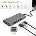 USB Type C Hub Type-C To HDMI 4K VGA Adapter RJ45 Lan Ethernet SD TF USB-C 3.0 Typec 3.5mm Jack Audio Video for MacBook Pro OTG