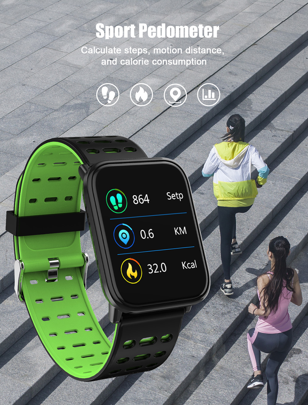 T6 Heart Rate / Blood Pressure / Sleep Monitoring / Multiple Sport Modes / Full Touch Color Screen Smart Bracelet - Black T6 Heart Rate / Blood Pressure / Sleep Monitoring / Multiple Sport Modes / Full Touch Color Screen Smart Bracelet - Black