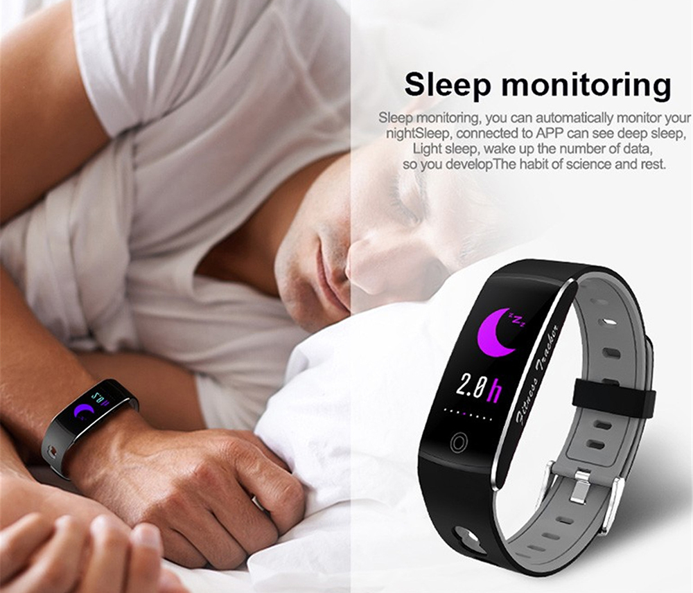 F10TA Smart Wristband Body Temperature Bracelet Movement Weather Temperature Heart Rate Blood Pressure Oxygen Monitoring Smart Bracelet - Gray F10TA Smart Wristband Body Temperature Bracelet Movement Weather Temperature Heart Rate Blood Pressure Oxygen Monitoring Smart Bracelet - Gray