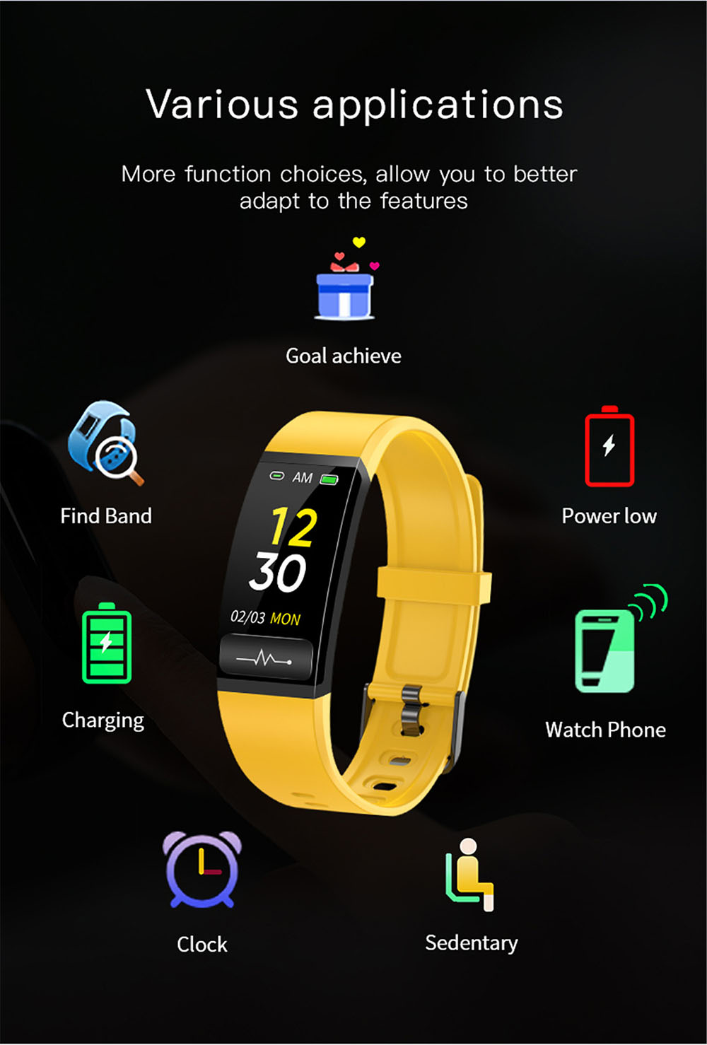 M8 Smart Bracelet - Red M8 Smart Bracelet - Red