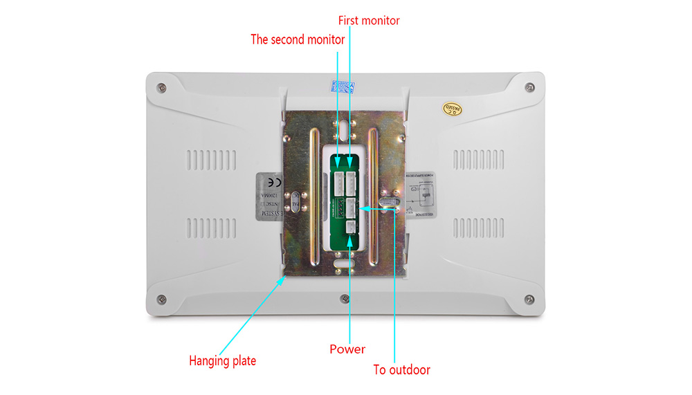 812FG11 Wired Video Doorbell - White 812FG11 Wired Video Doorbell - White