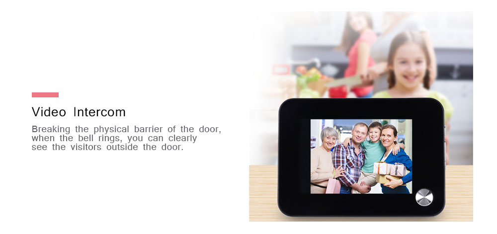 3.5HD - M 3.5 inch Visual Cat's Eye Doorbell Home HD Electronic Surveillance Camera Smart Night Vision Security Door Mirror - Black 3.5HD - M 3.5 inch Visual Cat's Eye Doorbell Home HD Electronic Surveillance Camera Smart Night Vision Security Door Mirror - Black