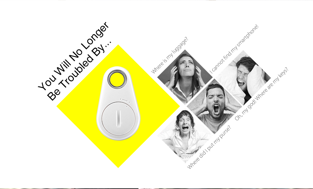 Portable Anti-lost Bluetooth 4.0 Tracer GPS Locator Tag Alarm Wallet Key Pet Finder - Blue Portable Anti-lost Bluetooth 4.0 Tracer GPS Locator Tag Alarm Wallet Key Pet Finder - Blue