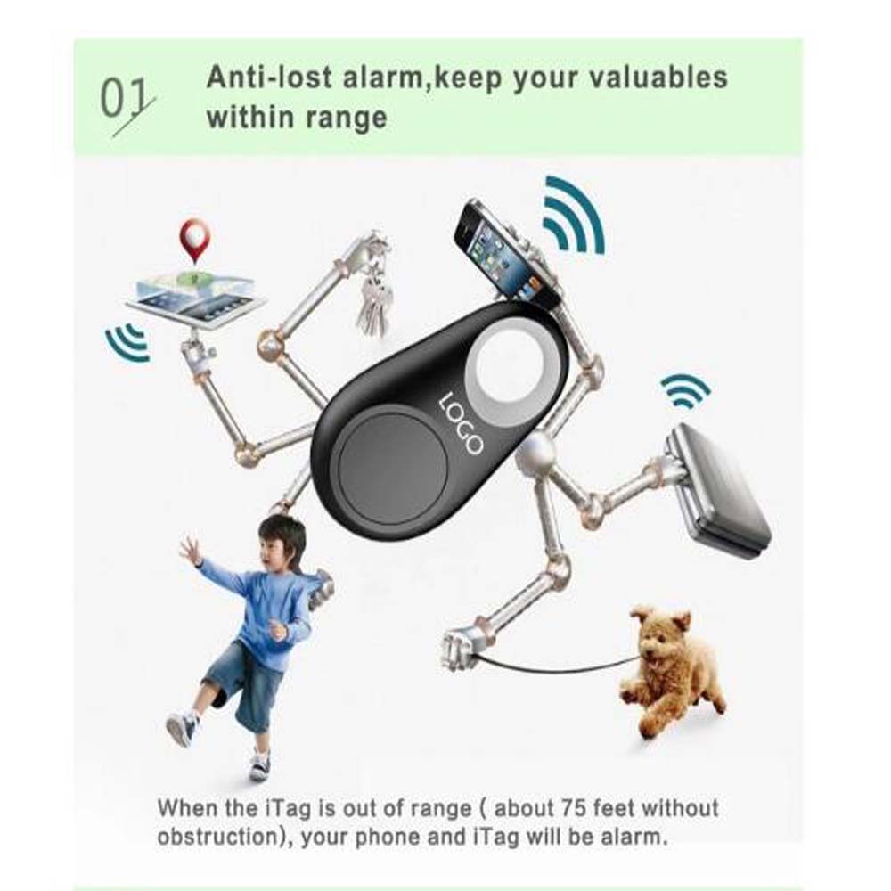 Smart Bluetooth Anti-Lost Alarm- Green Smart Bluetooth Anti-Lost Alarm- Green