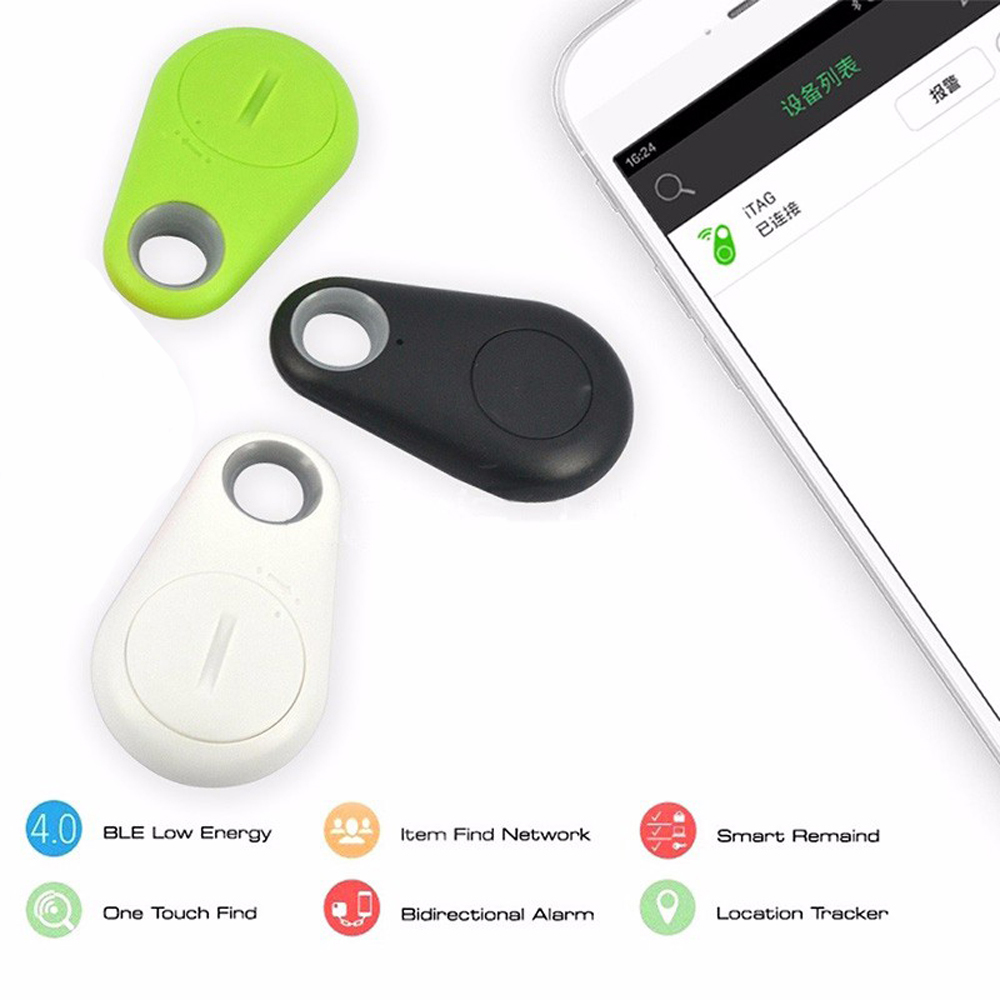 Portable Intelligent Finder GPS Locator Anti-Lost Alarm - Milk White Portable Intelligent Finder GPS Locator Anti-Lost Alarm - Milk White